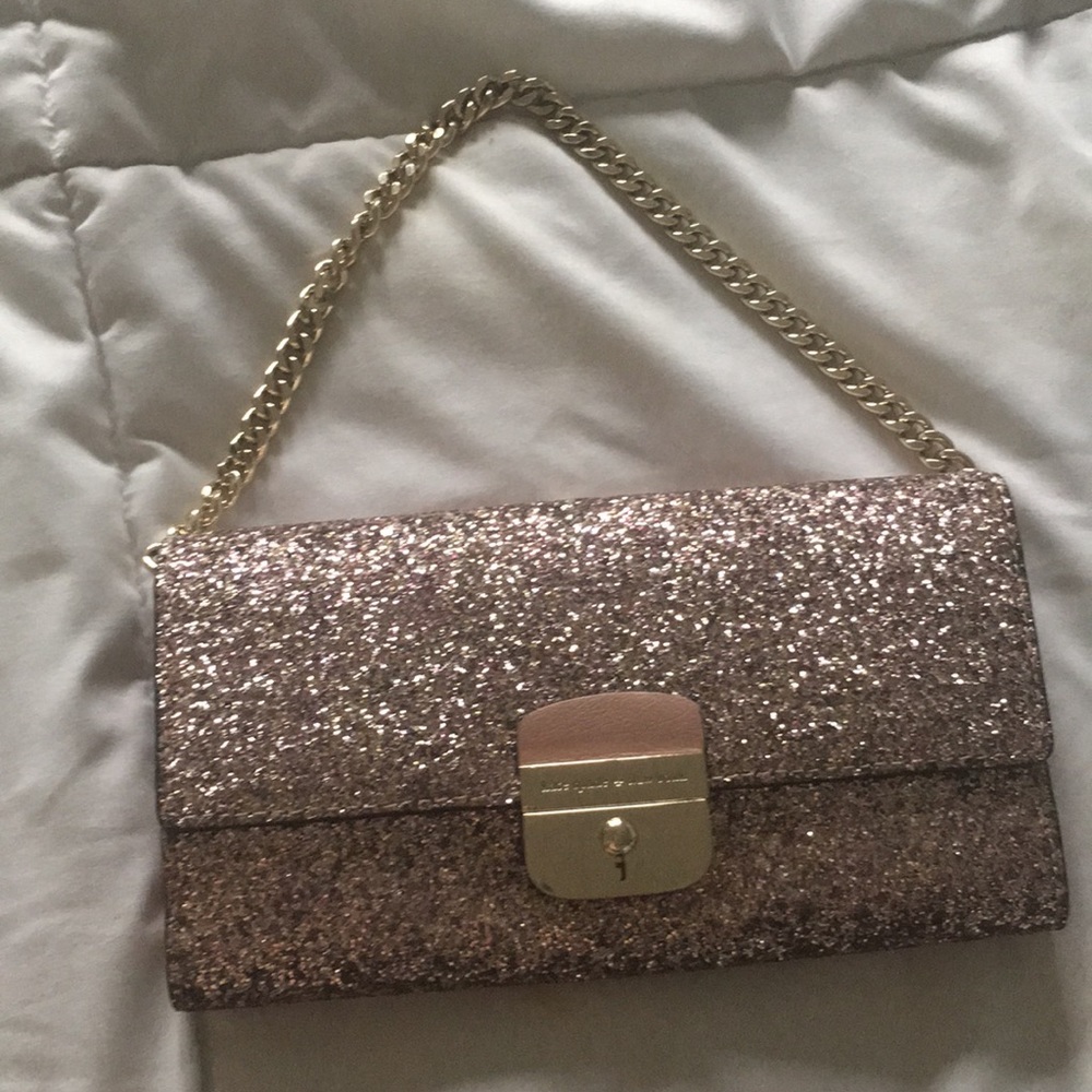 Kate spade pink sparkly wallet